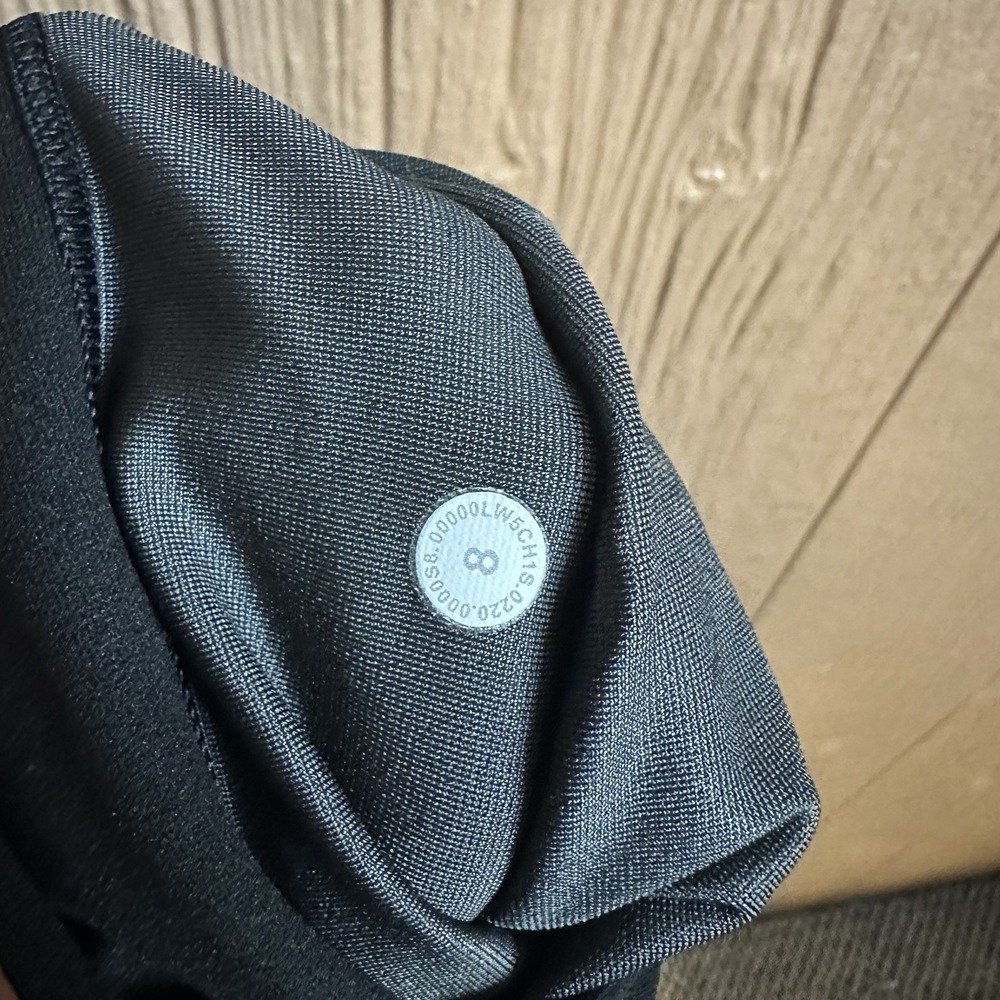 Lululemon Women's Mapped Out HR Tight 28" *Camo Size 8 Black Athletic Drawstring - Picture 5 of 6